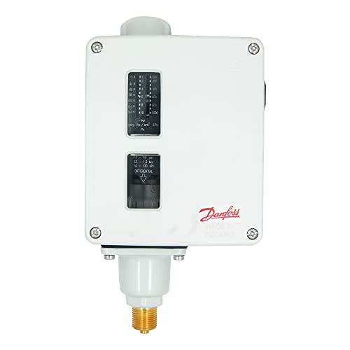 Danfoss 017-520366 Chave de pressão, RT116 com conexão de pressão 3/8 g para automóveis, caldeiras, turbinas a vapor,