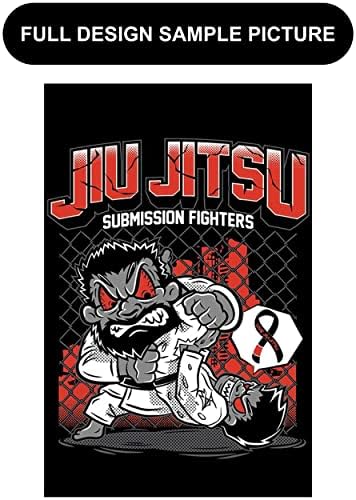 Jaguar Pro Gear - Fighters de submissão interior sublimado Pro Jiu Jitsu Jitsu BJJ Kimono Gi Uniform UNISSISEX - Cinturão incluído