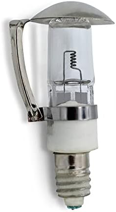 Precisão técnica 60W 24V Halogênio E10 Substituição da lâmpada para lâmpada/lâmpada SH62 T4 Lâmpada de guarda -chuva preta - E10