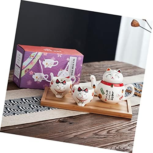 VICASKY 1 Set Kungfu Chinese Home Teaware e Portátil Porcelana Porcelana CATO CAUS CAVES CAVES MANEKI POT CARTO FU