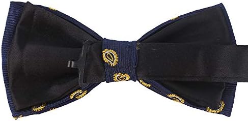 Gemay G.M Men's Bow laço de arco ajustável laço pré-amarrado para homens meninos presentes de casamento