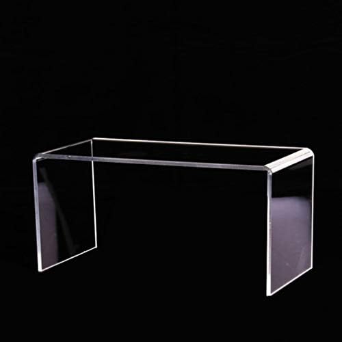 Rack de sapato Hemoton 3pcs transparentes acrílico exibir risers em forma de armazenamento em forma de exibição de organizador