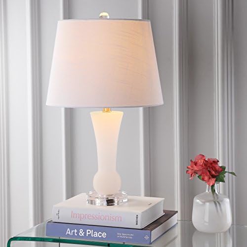 Jonathan Y Jyl5021a Eliza 23 Alabastro Led Led Table Lamp Glam Glam Cedro de cabeceira de cabeceira de cabeceira para