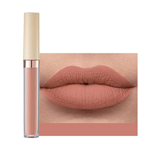 Xiahium Coisas para fazer brilho labial mattes mattes veludo 12 colorido brilho líquido líquido Lip lip lipstick à prova d'água 2,5ml