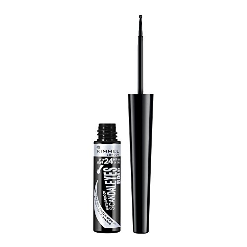 Rimmel Scandaleyes Liquid Liner, 001 preto, 0,37 onça fluida