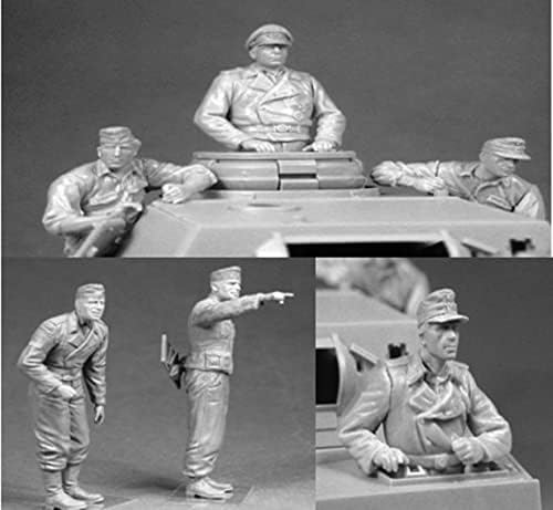 Goodmoel 1/35 Segunda Guerra Mundial Soldado Alemão Soldier Resina Soldier Modelo Kit/Kit em miniatura não montado e sem pintura/YH-6963