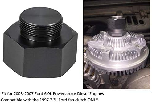 6.0L - 7.3L Adaptador de embreagem de ventilador mecânico diesel para 2003-2007 Ford 6.0L PowerStroke Diesel Motores