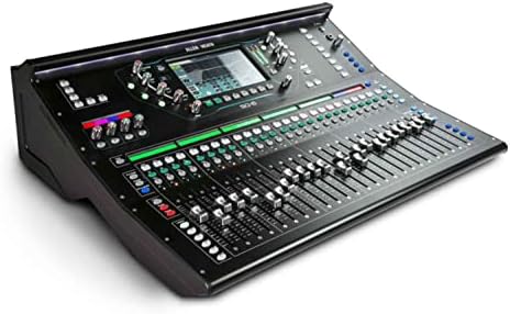 Allen & Heath Sq-6 Digital Mixer, 48 canais de entrada, tela sensível ao toque de 7 , 24 pré-amplificadores a bordo, 25 faders,