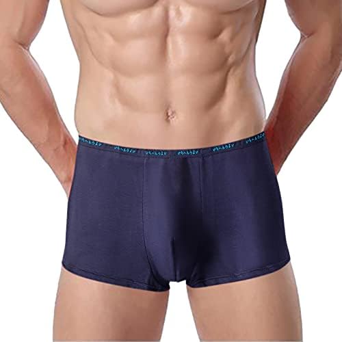 Cueca de roupas íntimas atléticas masculino boxadores de roupas íntimas suaves com calcinhas de roupas íntimas de algodão confortável