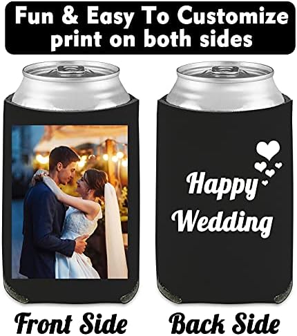 20 PCs Cerveja personalizada Mangas mais frias Mangas a granel Isolada Beverage Bottle Solder com Texto da imagem do logotipo