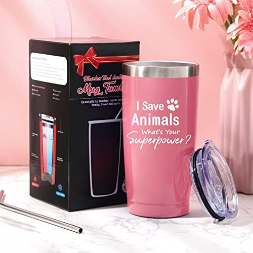 Eu salvo animais, para mulheres, idéias personalizadas de presentes de Natal para tecnologia, técnico veterinário,