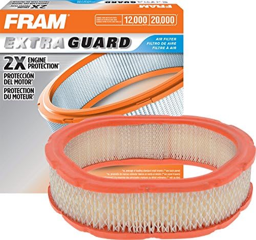 FRAM Extra Guard Oval Motor Air Filtro Substituição, Instalação fácil com proteção avançada do motor e desempenho ideal, CA3814