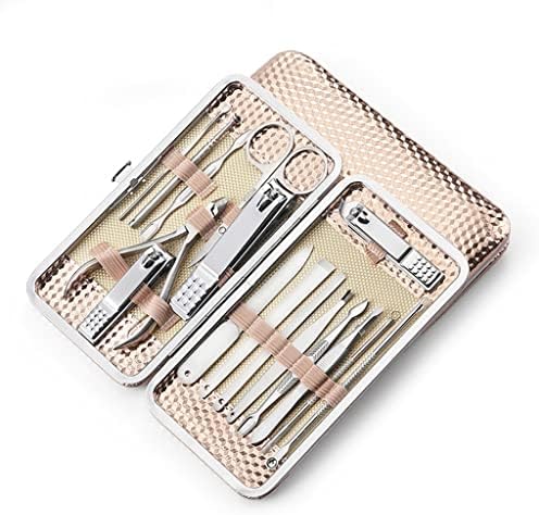 Jahh unhas Clippers 16 peças Manicure Set Kit de unhas Tools All for Sets Pedicure Care com kits de polimento de arquivos ingressos