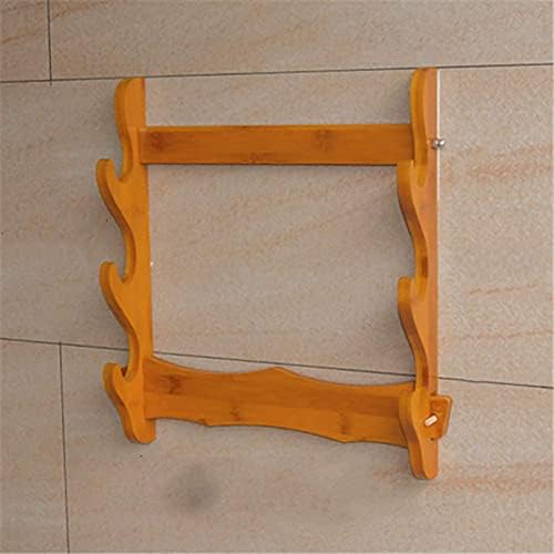 Yiwango Sword Holder Wall Montado a madeira do suporte da espada Samurai Katana Display Stand Stand Stand Display