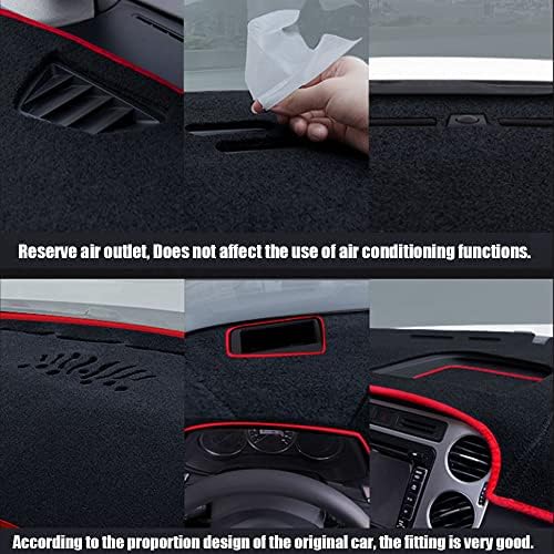 Capa da placa de traço de rifoda ajuste para Chevy Chevrolet Trax 2017 2018 2019 2020 2021 Dashboard capa tape