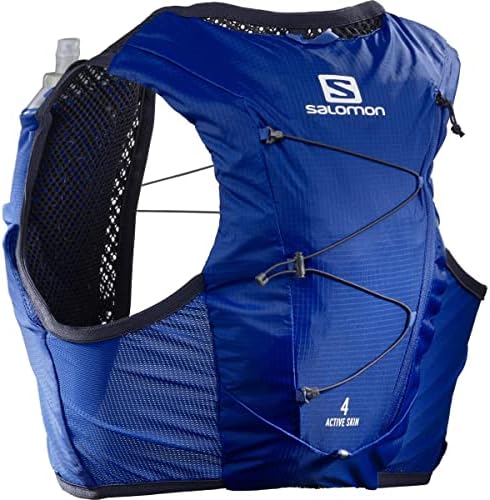 Salomon unissex Skin ativo 4 conjunto azul náutico/humor índigo, M