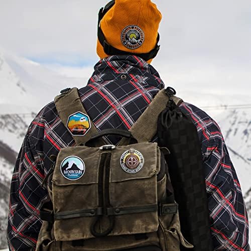 48 PCS Tema de acampamento Ferro em patches Adventure Outdoor Patch Mountain River Backpacking costurar em remendos de apliques bordados