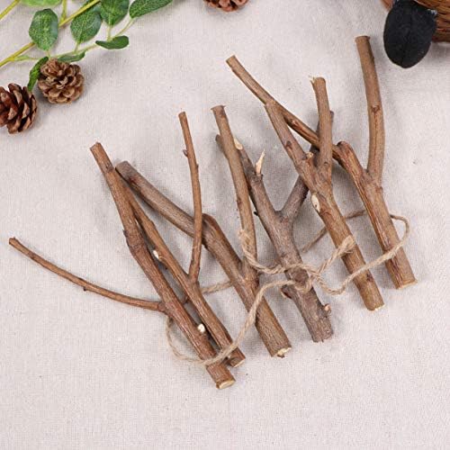 Happyyami Nativity Crafts Diy Sticks de madeira de 15 cm de madeira para artesanato galhos decorativos cones de Natal palitos