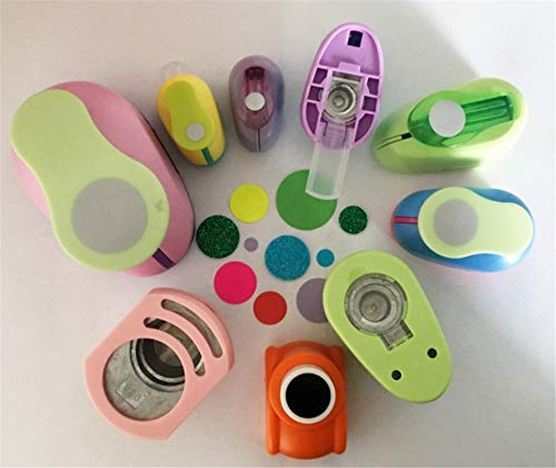 Weset Circle Shape Craft Punch Scrapbook Paper Foam School Manual Round Hole Punches