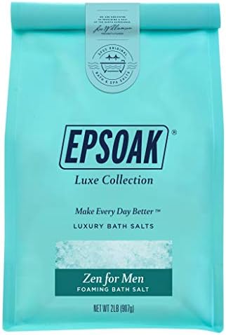 Zen para homens espumando sais de banho - 2 libras