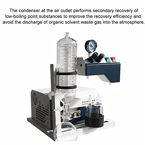 Sistema de vácuo hnzxib para evaporação e recuperação de solventes, bomba de diafragma