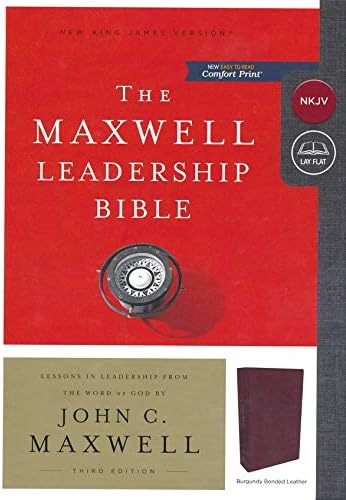 Texto personalizado personalizado do seu nome nkjv maxwell liderança bíblia terceira edição edição premium colo de couro bordô feita
