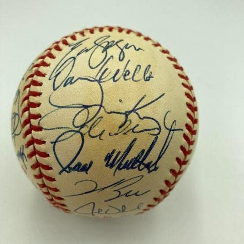 1992 Toronto Blue Jays World Series Champs Team assinou W.S. Baseball JSA COA - Bolalls autografados