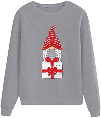 Feliz Natal Sweatshirt for Women Tree Graphic