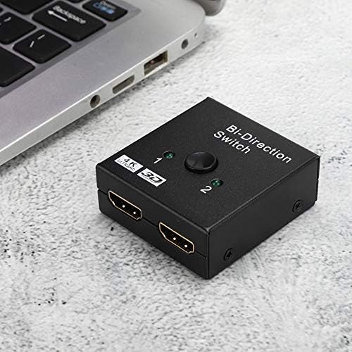 Caixas de seletor de áudio e vídeo HDMI Switcher Swabh4 3 portas HDMI Distribuidor bidirecional de bidirecion