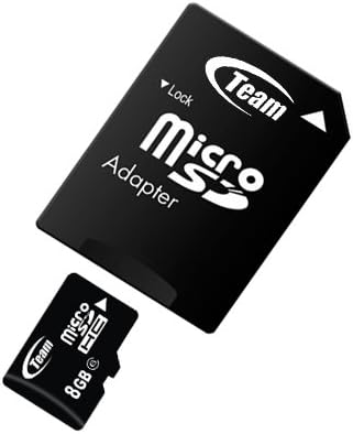 8 GB Turbo Classe 6 Card de memória microSDHC. A alta velocidade para a Samsung Sunburst A697 Sway Tocco vem com