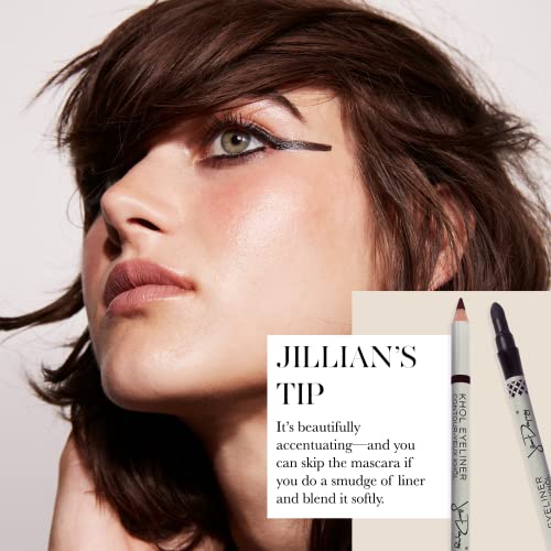 Jillian Dempsey Khôl Eyeliner: Lápis de delineador natural e impermeável com manchas embutidas e cor de longa duração I