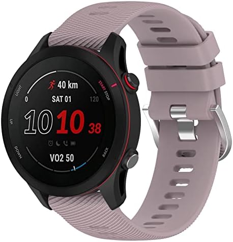 Ajuste para Garmin Forerunner 255S Bands para homens, 18mm Vivoactive 4S Redunda rápida Silicone Substitui