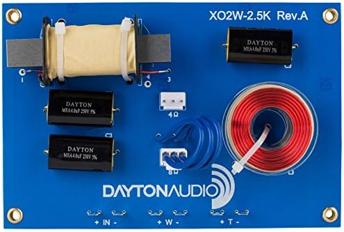 Dayton Audio XO2W-2.5K Crossover de alto-falante 2.500 Hz
