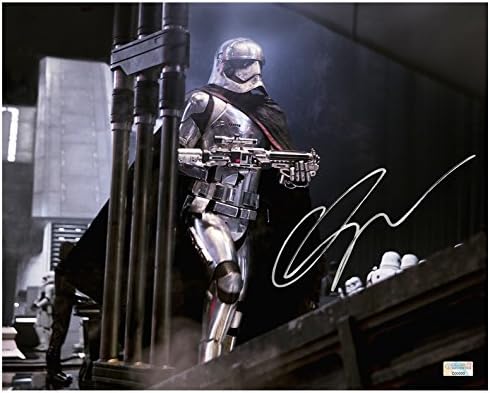 Gwendoline Christie autografou Star Wars: The Force Awakens 8x10 Capitão Phasma Mission Commander Photo