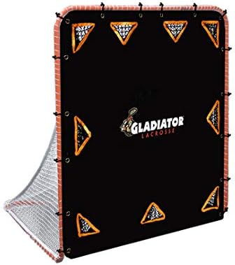 Gladiator Lacrosse Goal Target Shooter Advanced Level, multipocketflet, 9 bolsos de lacrosse avançado Multi preto, se