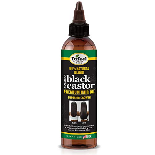 DIFEL 99% BLENHA NATURAL Jamaicana Black Cason Óleo de cabelo 8 oz.