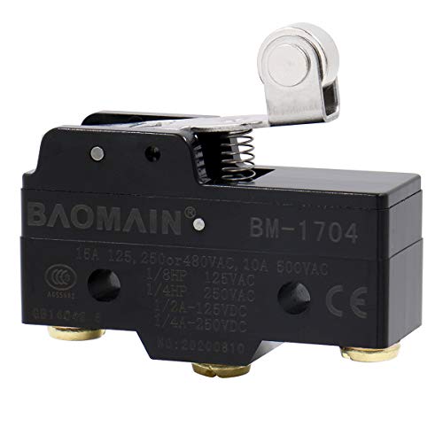 Alavanca de rolo baomain normalmente 250vac 15a micro-switch BM-1704 CE