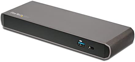 Startech.com Thunderbolt 3 Dock - Monitor duplo 4K 60Hz Laptop Dockking Station com DisplayPort - 85W Power Deliver