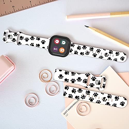 Mingmc 5 bandas de embalagem compatíveis para relógio de gizmo de reposição, gizmo de silicone de 20 mm Band Gizmo Watch Band com pinos
