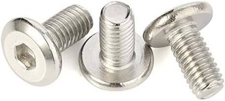 M3 x 12mm de parafusos de cabeça de cabeça de cabeça de cabeça de 12 mm parafusos de contra-cadeira de cadeira de mobiliário