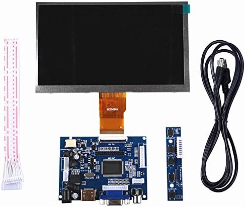 Geeekpi 7 polegadas 1024 x 600 HDMI Tela LCD Display com monitor da placa de motorista para Raspberry Pi