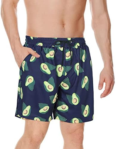 American Trends Mens Swim Turncos de compressão forrada shorts de natação para roupas de banho ao ar livre shorts