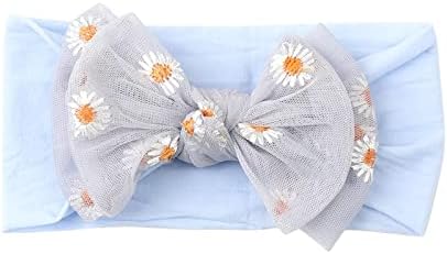 Criança bebê meninas de meninas para a cabeça infantil menino menino meninas estampa floral estriado fita de cabelo floral arco