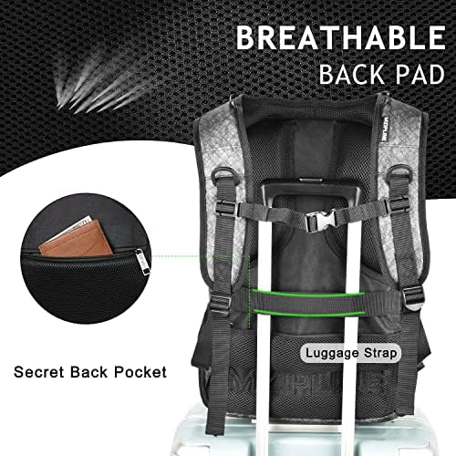 MZIPLINE VIAGEM BACKPACK COM LOCK FEB E COODE-SMELL SMELL ANTI-LARGE ANTI-ROUS