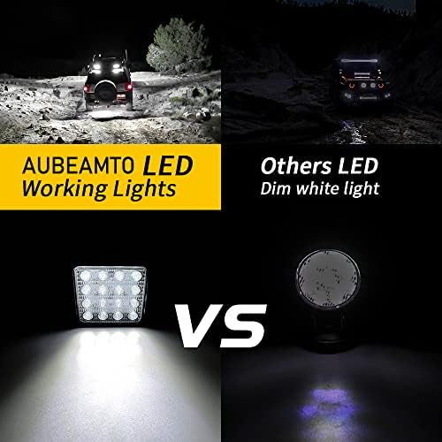 Luzes de faróis de LED de 4 de 4 de 4