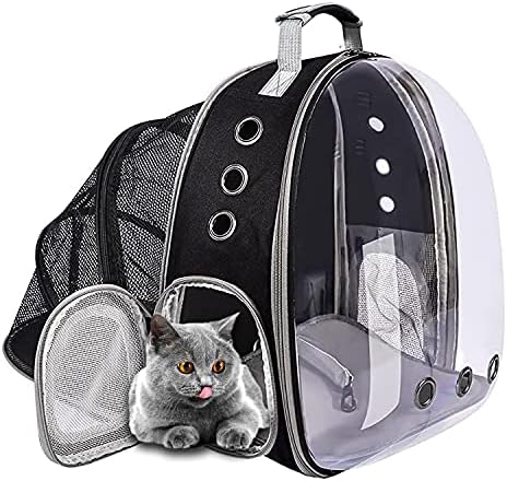 Bolsa de transportadoras de mochila Vikano Cat, mochila de cachorro, mochila de bolha de animais de estimação para pequenos gatos cachorros