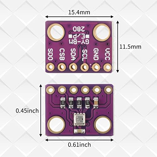 Compra de CE BME280 3,3V Módulo de pressão atmosférica de pressão de alta precisão Temperatura de pressão e umidade