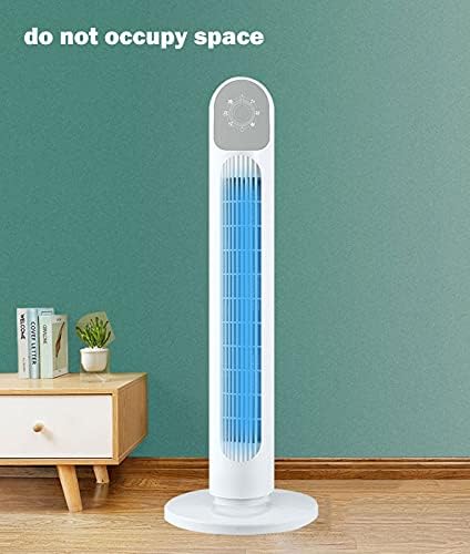 Yoo Air Conditionners Tower Fan silencioso ventilador de resfriamento oscilantes 3 configurações de velocidade Stand Up Floor