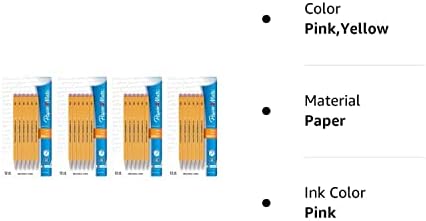 Lápis mecânicos de Mate Mate Mate Sharpwriter, 0,7 mm, HB 2, amarelo, 48 pacote de contagem de 2