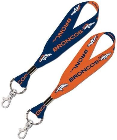 WinCraft NFL Denver Broncos 48072011 Chave da chave do cordão, 1